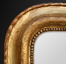 Louis philippe Antike spiegel mit perle 