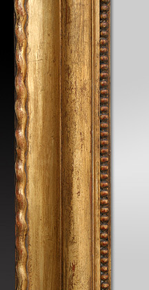 Antike Spiegel vergoldetem Holz 