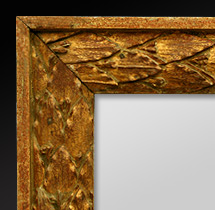 Antike spiegel holz goldblatt