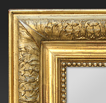 Louis-philippe Antike spiegel blattgold 